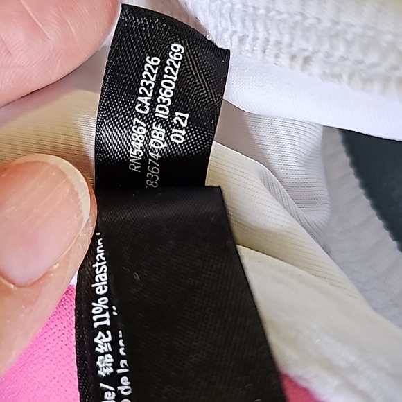 Pink Victoria secrets white padded pushup bathing suit top. Size small. - Picture 11 of 15